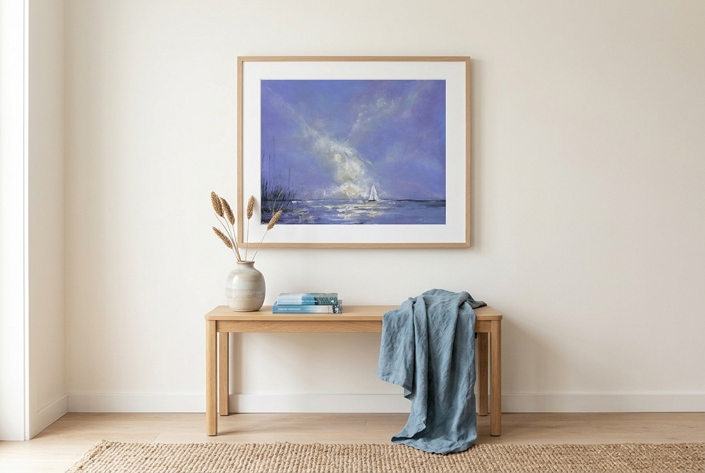 Borrowed Light in a coastal-inspired home