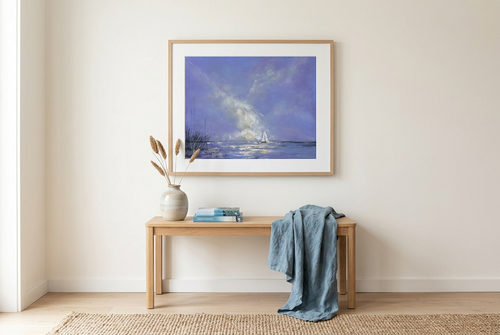 Borrowed Light in a coastal-inspired home