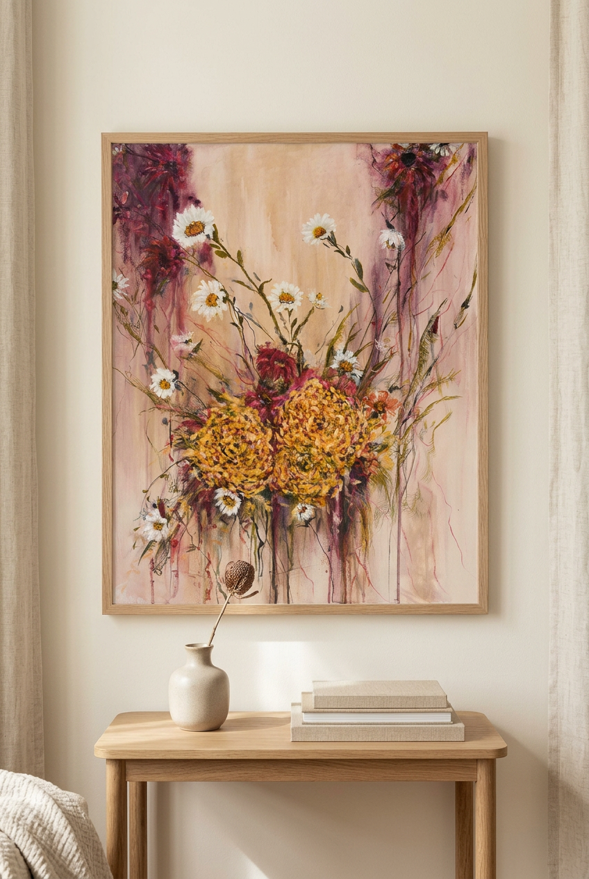 Untamed framed on a wall